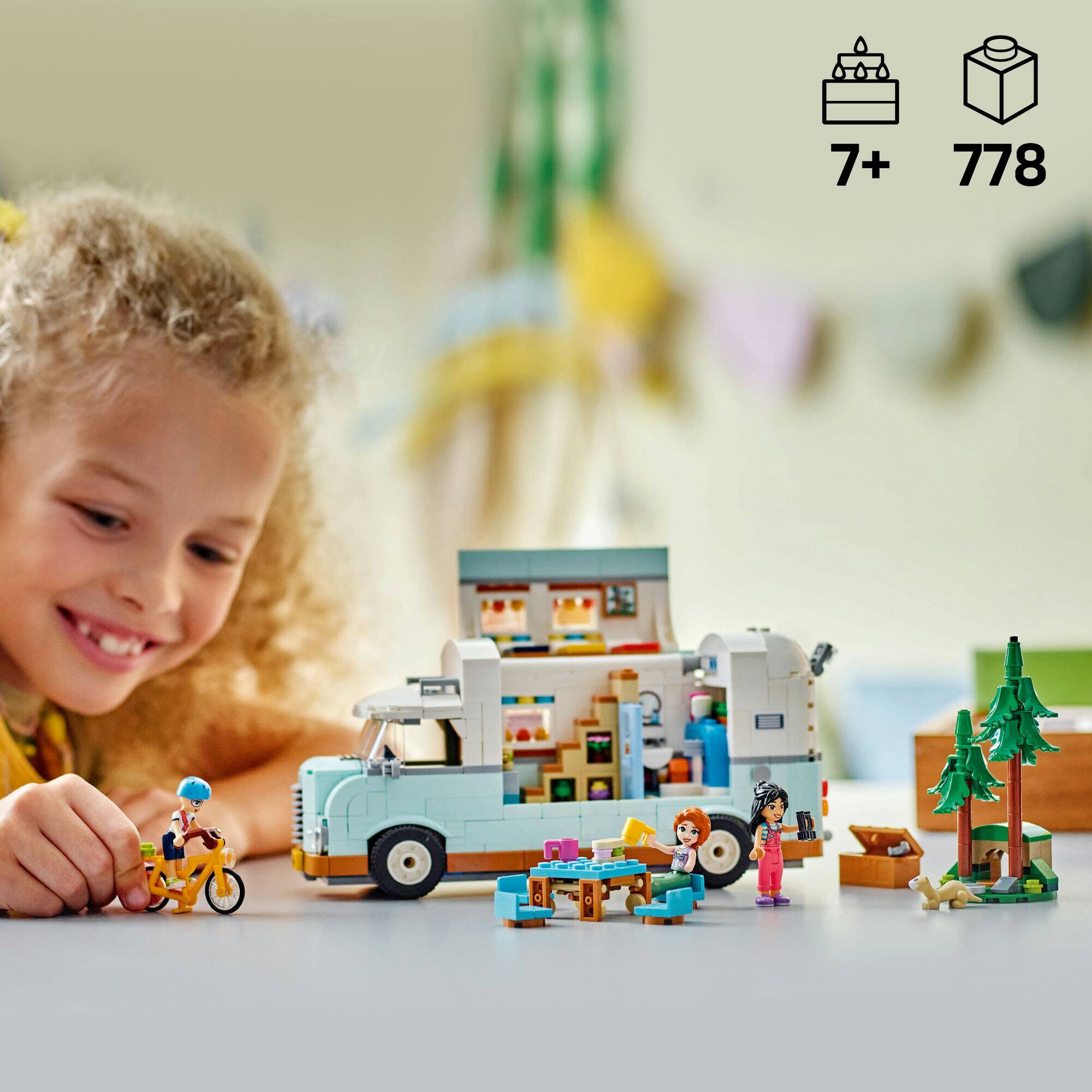 LEGO® Friends Friendship Camper Van Adventure Role-Play Building Set 42663